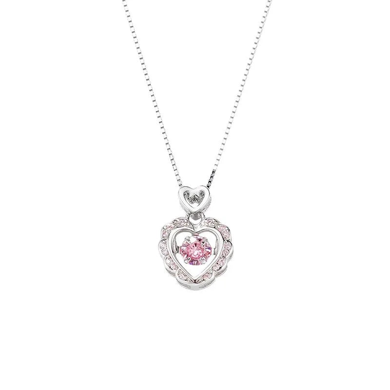 Rosey Crystal Necklace